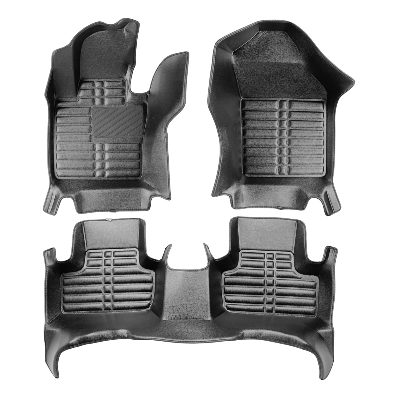 5D Premium Auto Fussmatten TPE Set passend für Volvo XC 60 (2.Gen) Baujahr ab 2017 2