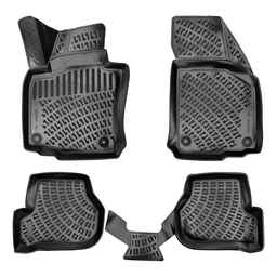 3D Fussmatten passend für Skoda Octavia (2.Gen) 2004-2013 thumbnail
