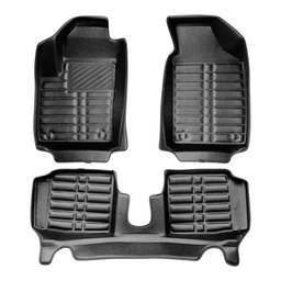 5D Premium Auto Fussmatten TPE Set passend für Fiat 500 C Hybrid Baujahr ab 2019 thumbnail