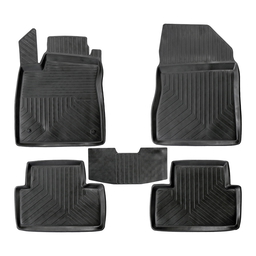 3D Premium Gummi Auto Fussmatten Set Passend für Hyundai Elentra Baujahr ab 2020 thumbnail