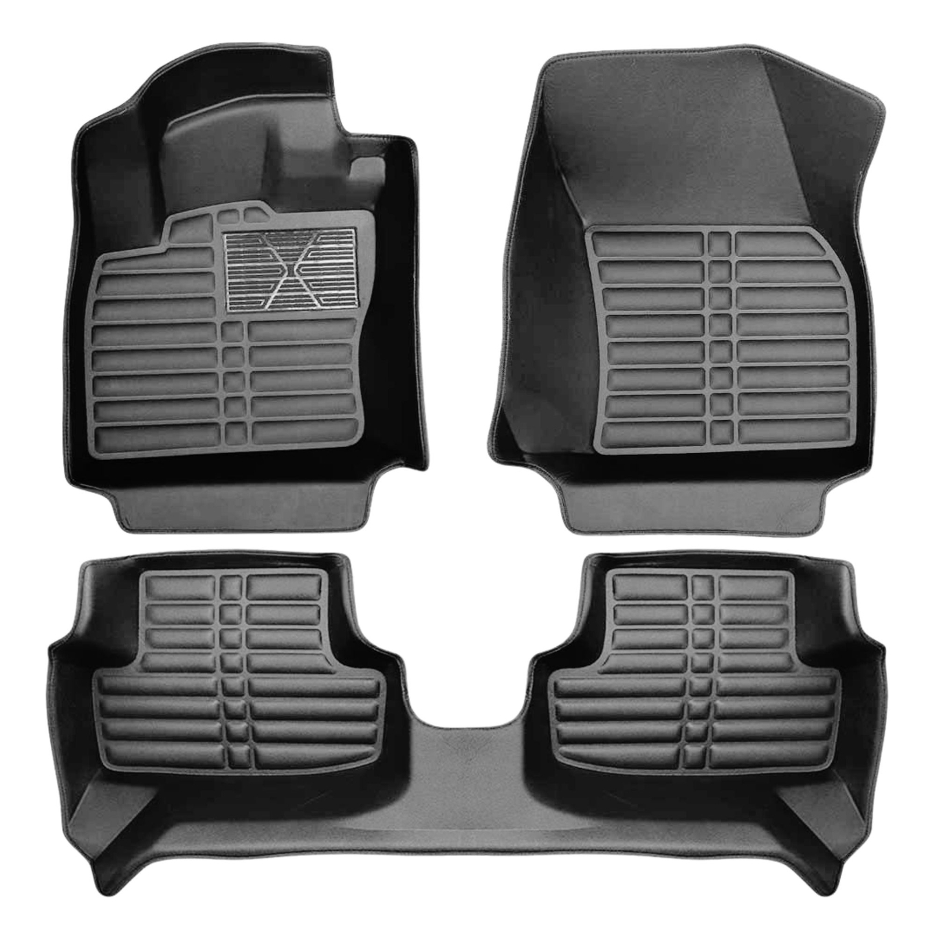 5D Premium Auto Fussmatten TPE Set passend für Skoda Scala Baujahr ab 2018 2