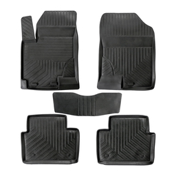 3D Premium Gummi Auto Fussmatten Set Passend für Kia Stonic Baujahr ab 2017 thumbnail