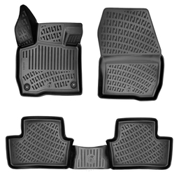 3D Auto Fussmatten Set passend für Opel Corsa F e Elektro Baujahr ab 2022 ( Passt Nicht in den normalen Verbrenner Corsa ) thumbnail