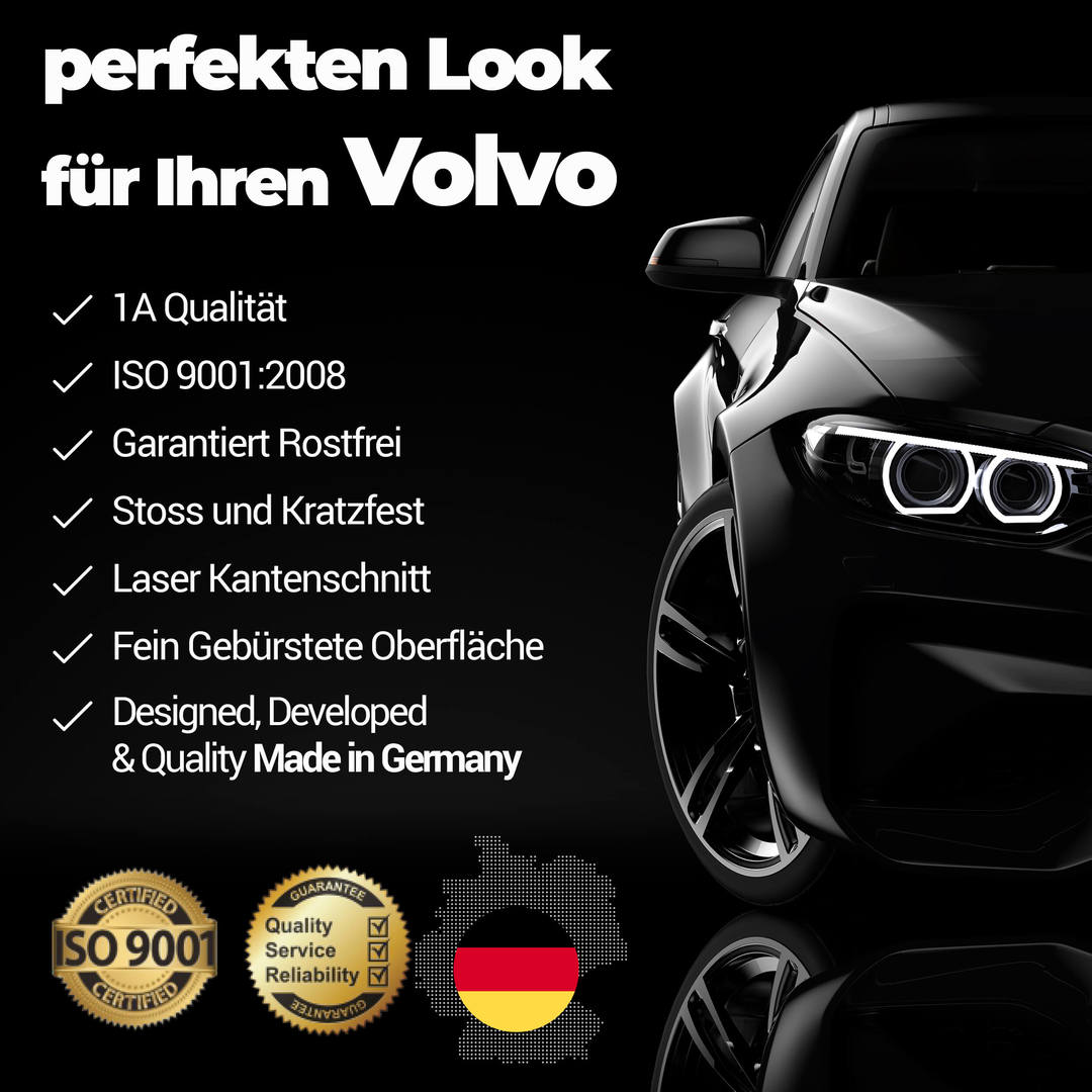 Ladekantenschutz aus Edelstahl Chrom passend für Volvo XC 90 (2.Gen) Baujahr ab 2015 2