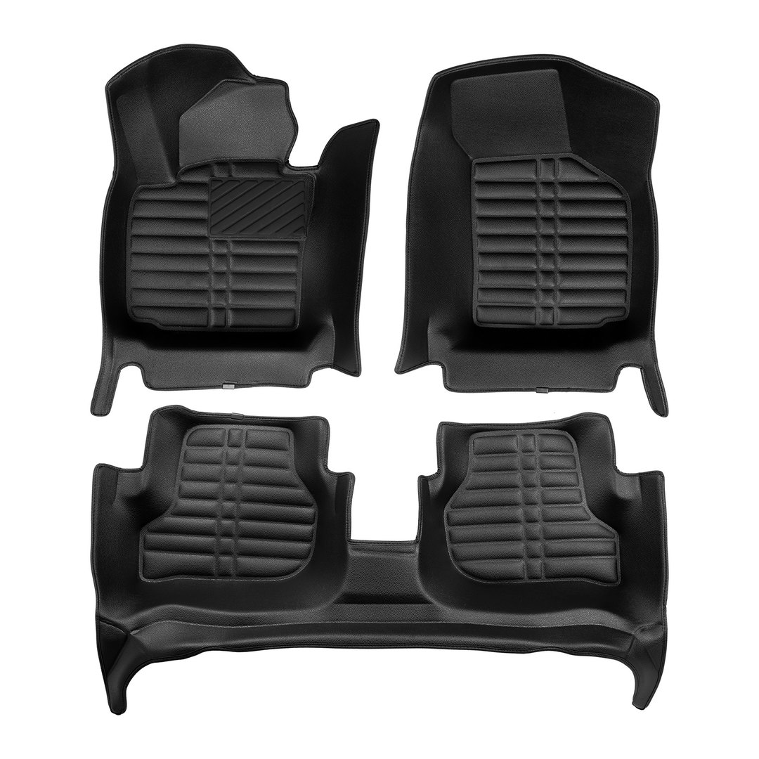 5D Premium Auto Fussmatten TPE Set passend für VW Golf 5 Baujahr 2003-2008 2