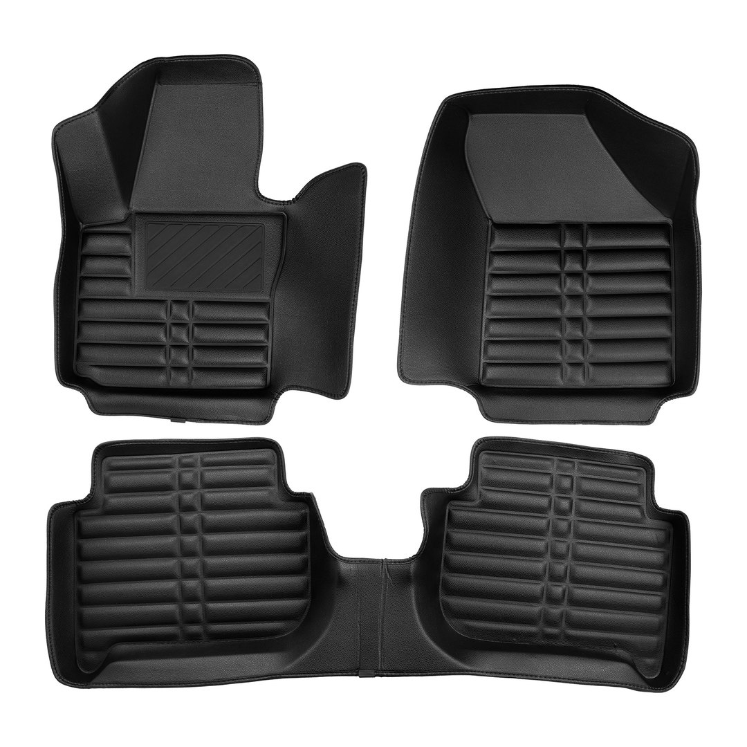 5D Premium Auto Fussmatten TPE Set passend für VW Caddy Baujahr 2004-2021 2