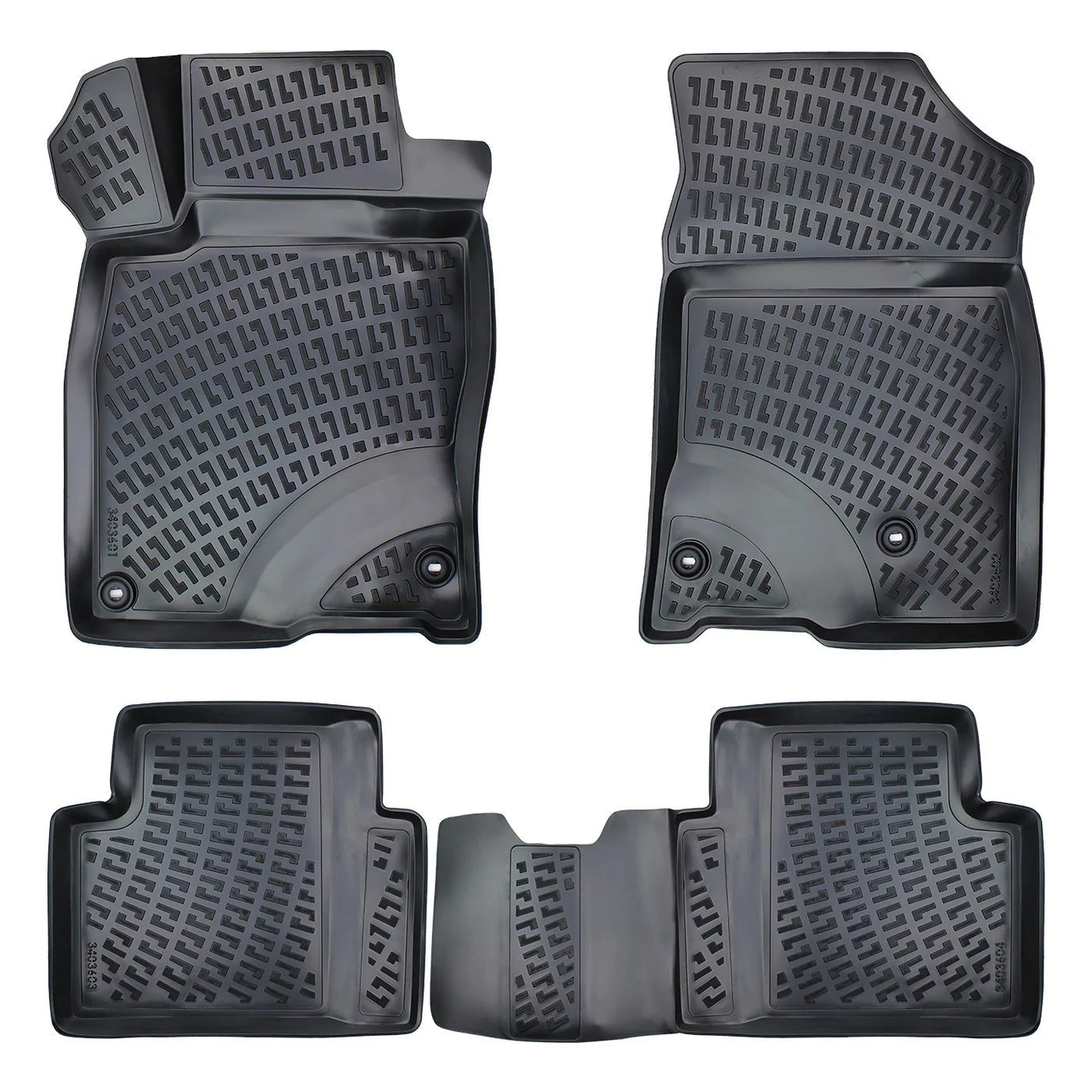 3D Fußmatten passend für Honda Civic (Fc5) 2016-2021 1