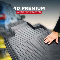 3D Premium Gummi Auto Fußmatten Set Passend für Fiat Grande Punto Baujahr ab 2006 thumbnail