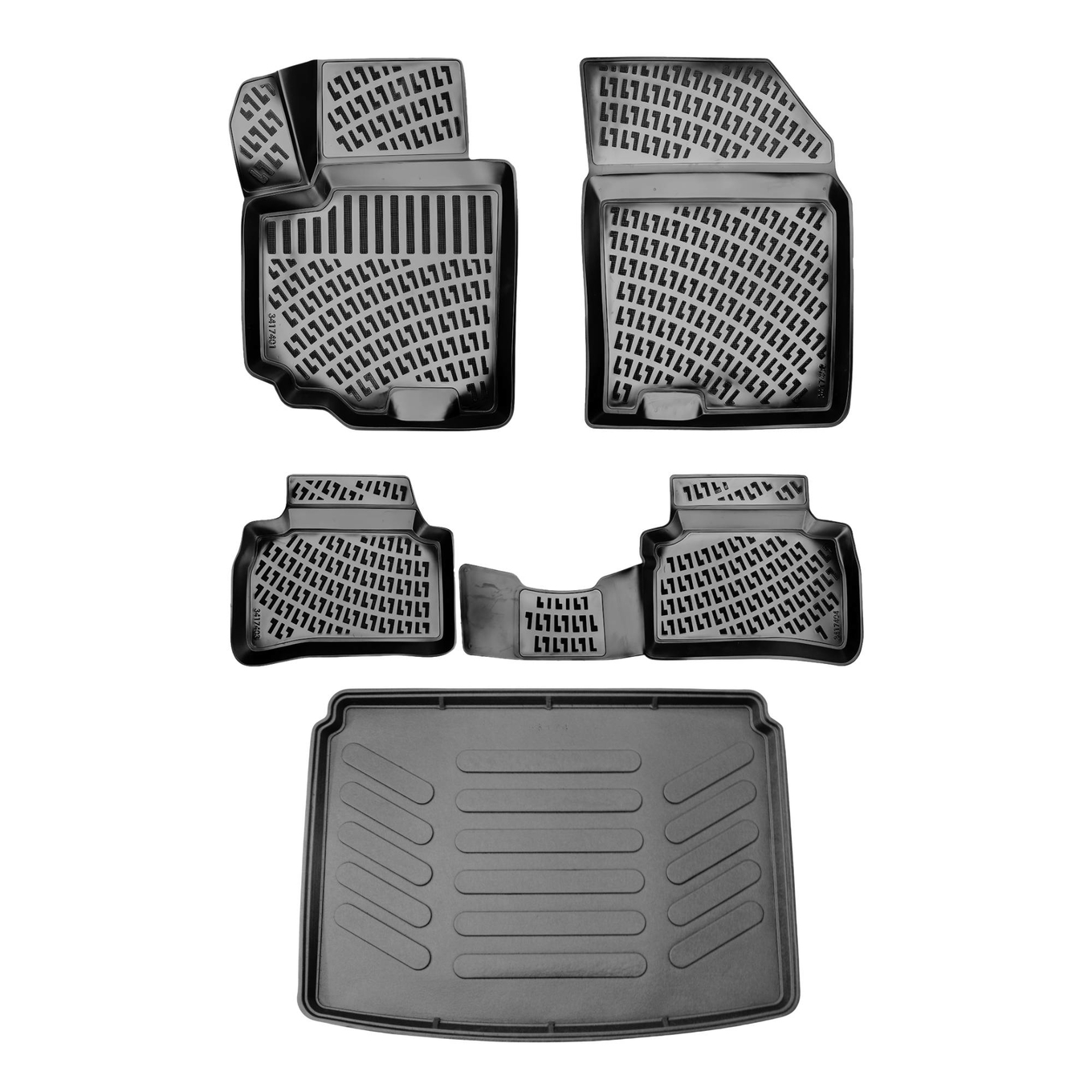 3D Auto Gummimatten & Kofferraumwanne Set für Suzuki Vitara Baujahr ab 2015 #2