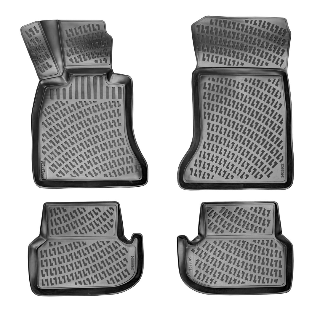 3D Fussmatten passend für BMW 5 (F10-F11) Facelift 2013-2016 1