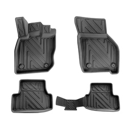 3D Fußmatten passend für Volkswagen Golf 8 Automatik ab 2019 thumbnail