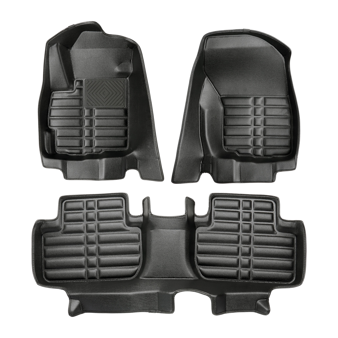 5D Premium Auto Fussmatten TPE Set passend für Mitsubishi Outlander (3.Gen) Baujahr 2012-2021 2