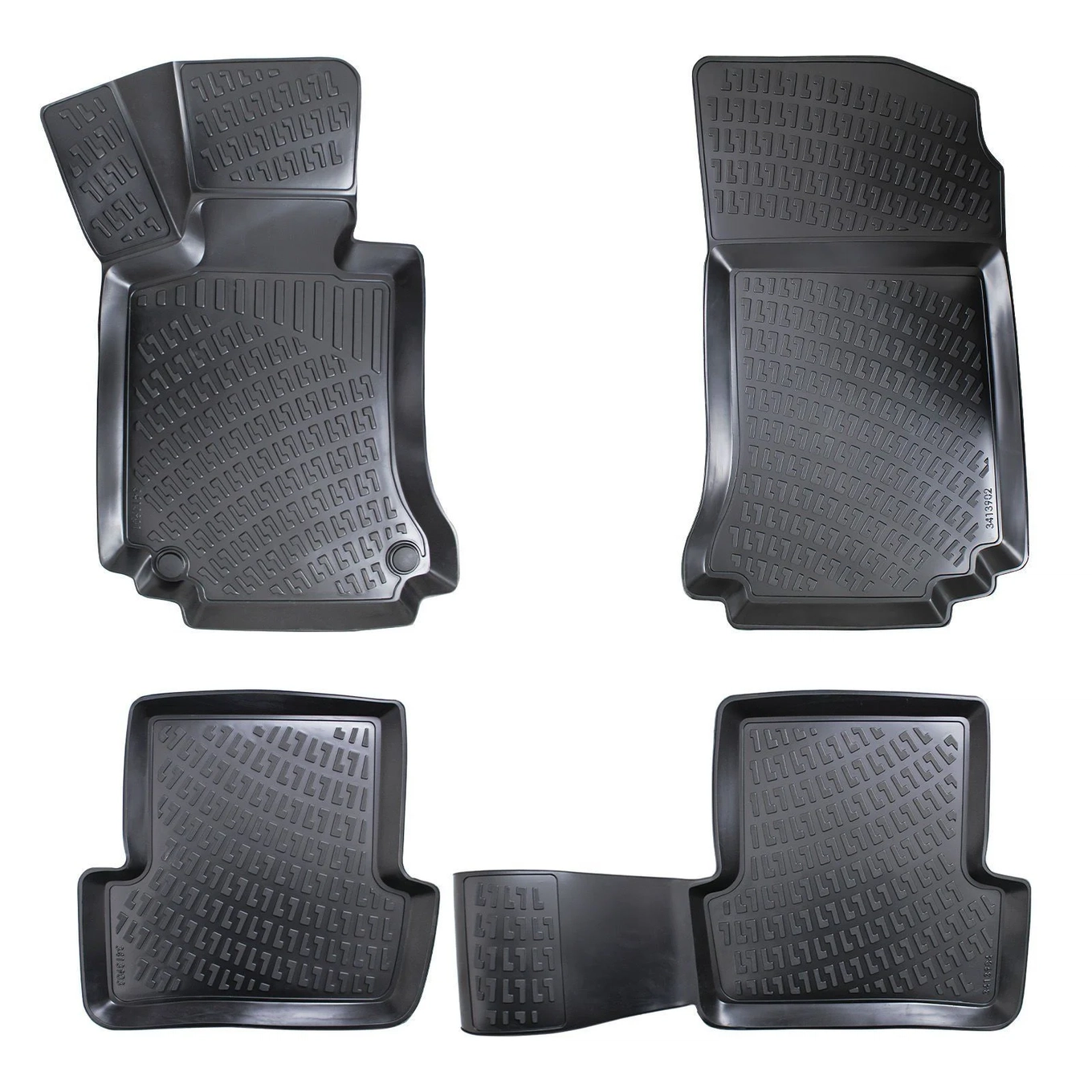 3D Fussmatten passend für Mercedes C Klasse (W204) 2007-2014