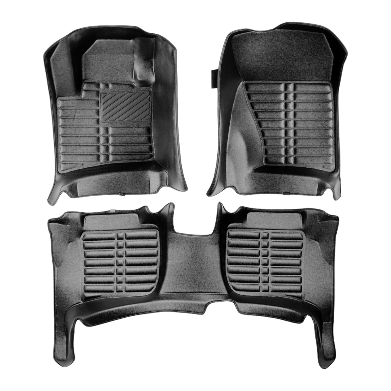 5D Premium Auto Fussmatten TPE Set passend für Porsche Cayenne (2.Gen) Baujahr 2010-2017 2