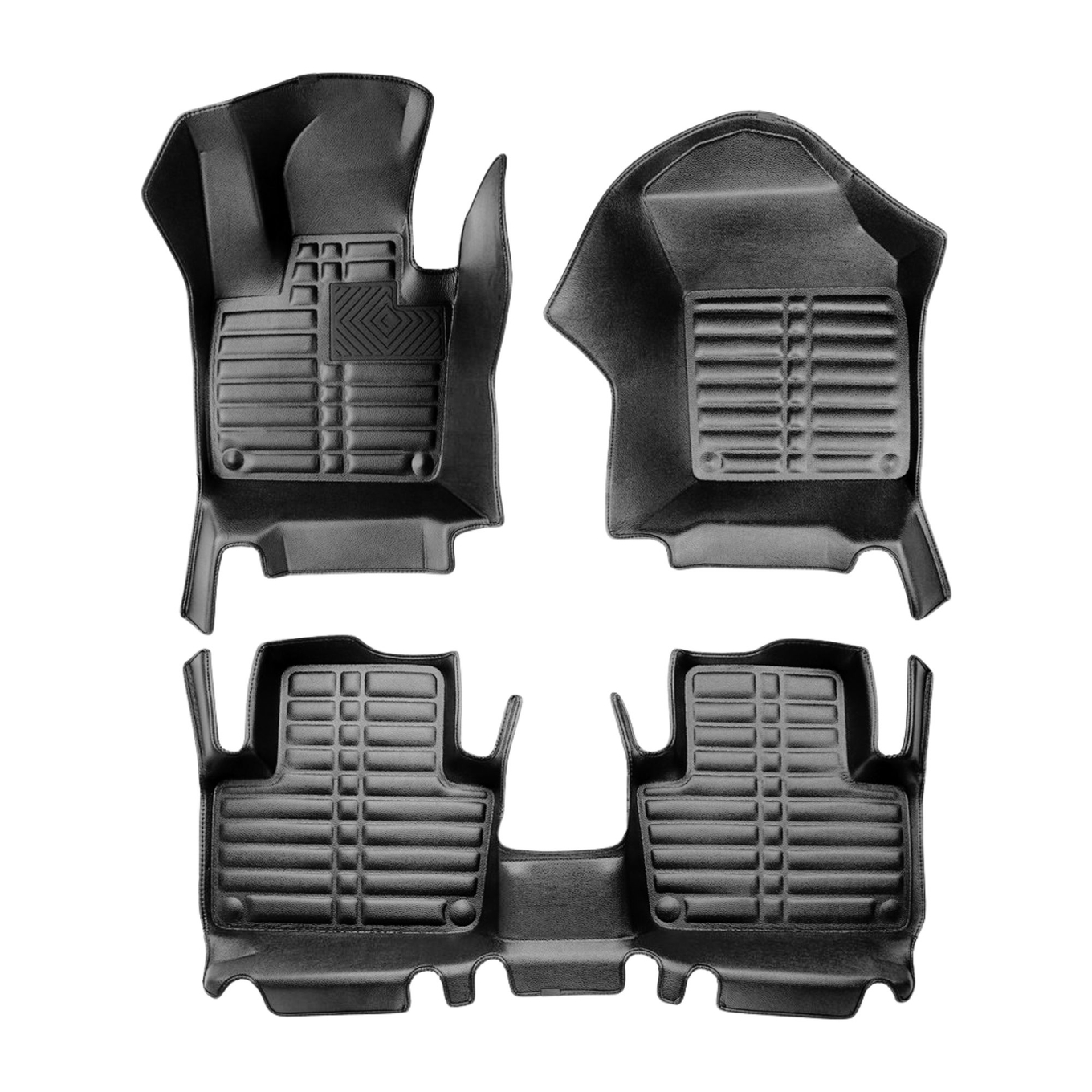 5D Premium Auto Fussmatten TPE Set passend für Volvo XC 90 (2.Gen) Hybrid Baujahr ab 2015 2