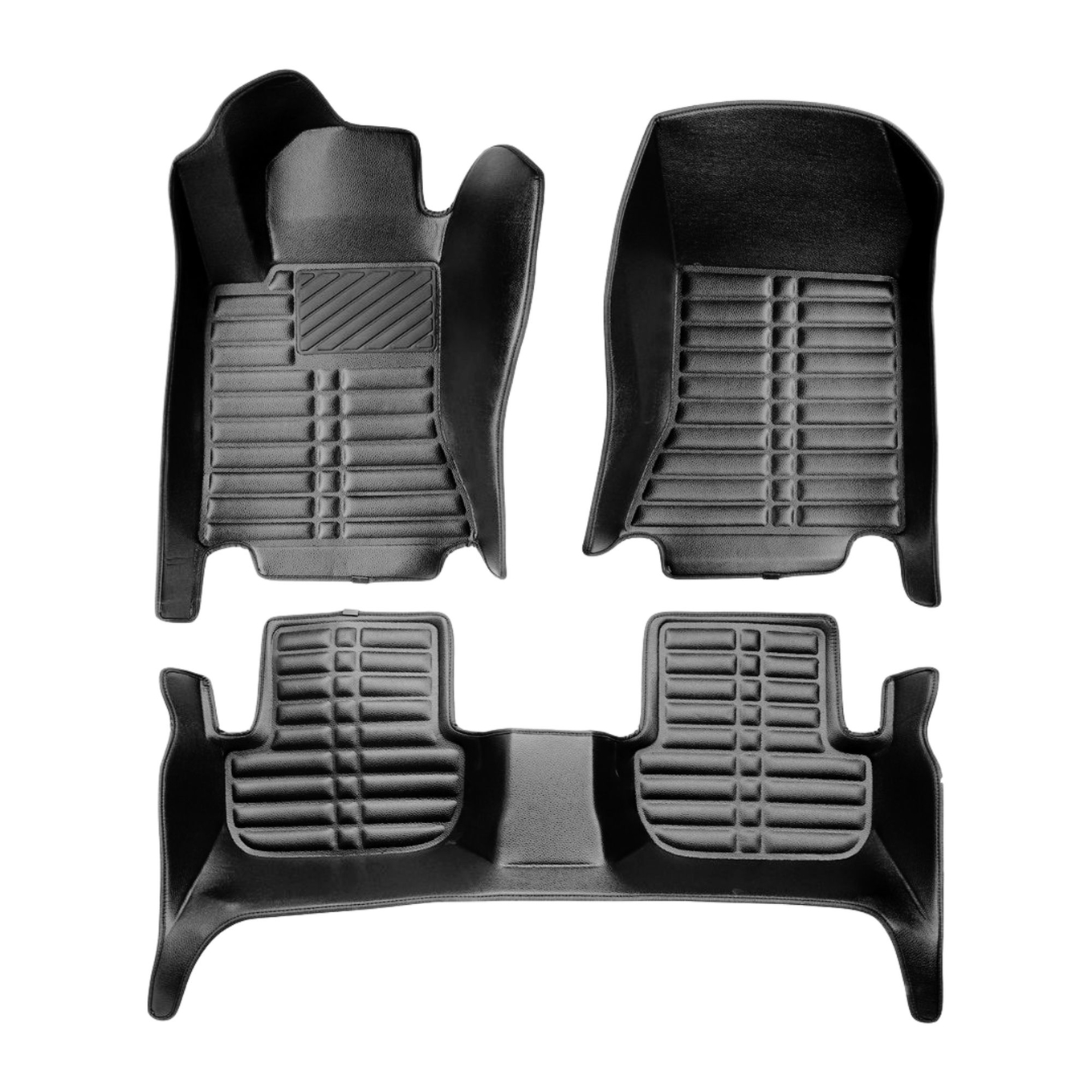 5D Premium Auto Fussmatten TPE Set passend für Mercedes GLA (1.Gen) Baujahr 2013-2019 2