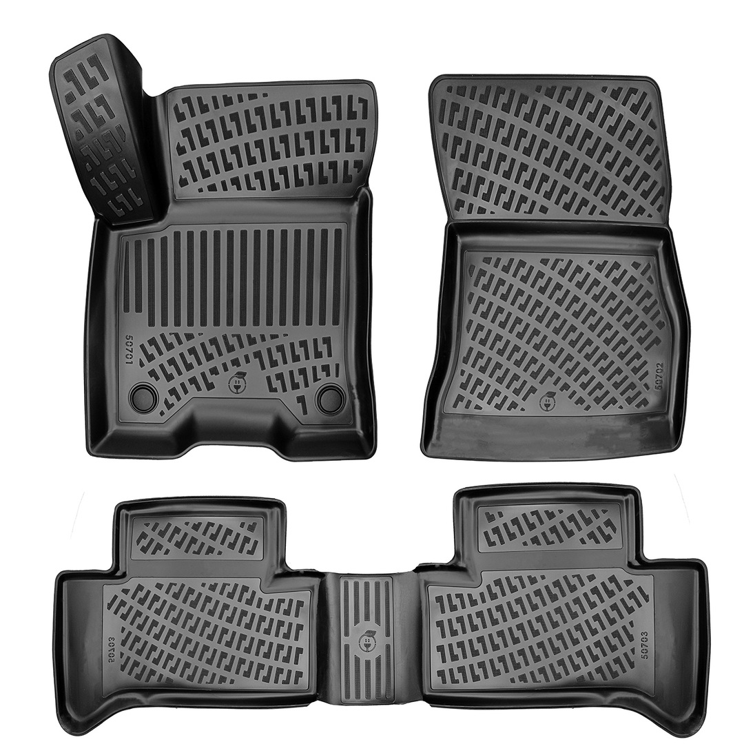 3D Auto Fussmatten Set passend für Mercedes EQA H243 Baujahr ab 2021 2
