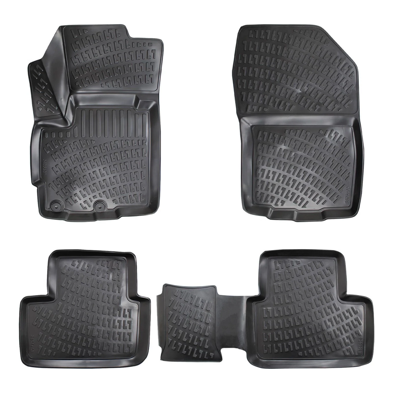 3D Auto Gummimatten & Kofferraumwanne Set für Mitsubishi ASX Baujahr 2010-2022