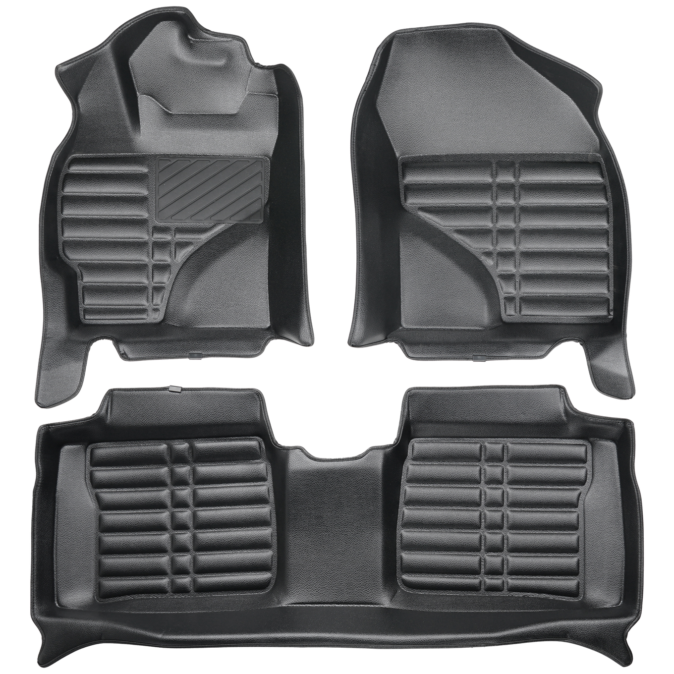 5D Premium Auto Fussmatten TPE Set passend für Toyota Prius (3.Gen) Baujahr 2009-2016 2