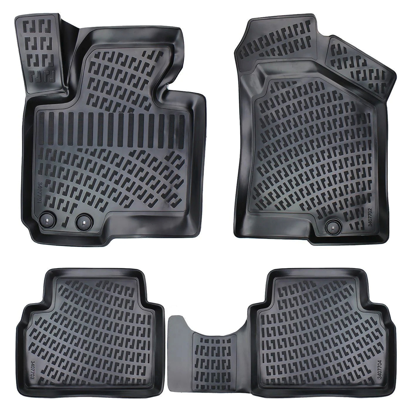 3D Auto Gummimatten & Kofferraumwanne Set für Hyundai ix35 Baujahr 2009-2015