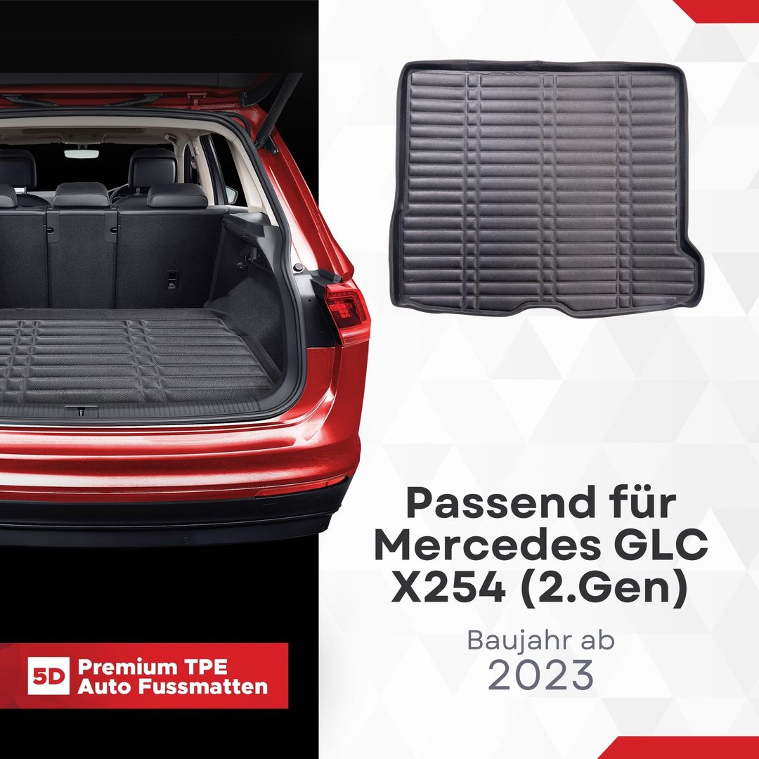 5D Premium Kofferraummatte passend für Mercedes GLC X254 (2.Gen) ab 2023