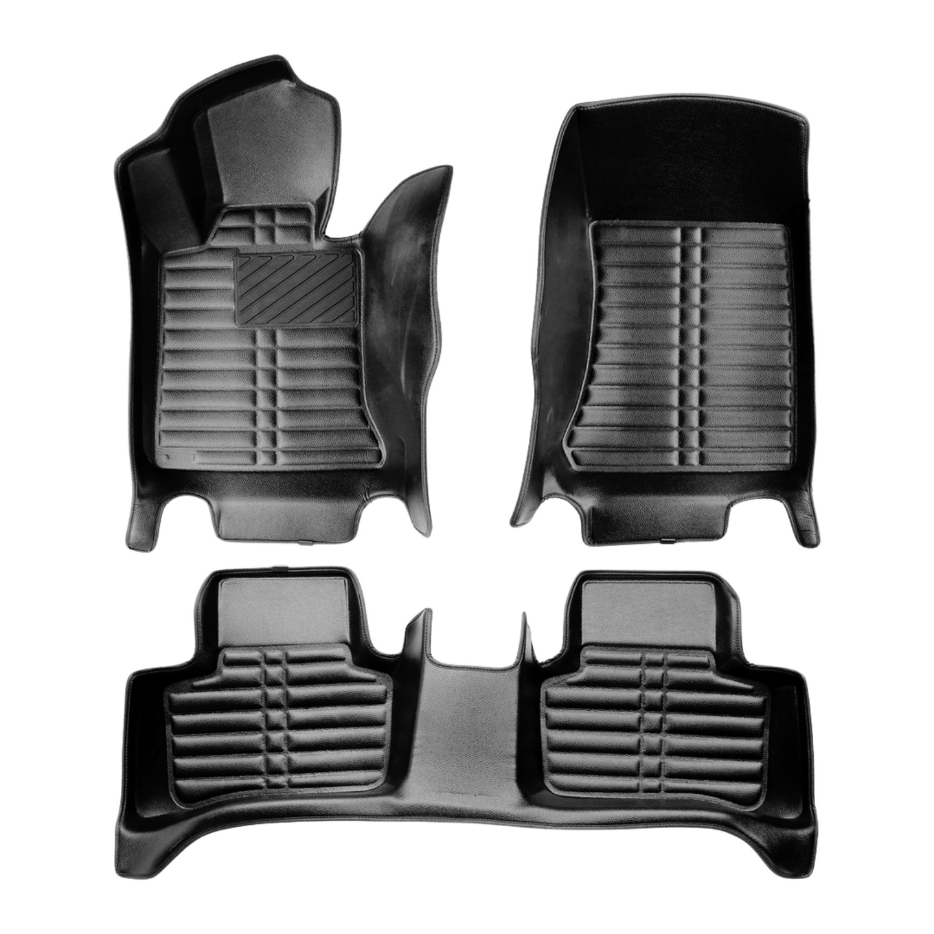 5D Premium Auto Fussmatten TPE Set passend für Mercedes GLK (X204) Baujahr 2008-2015 #2