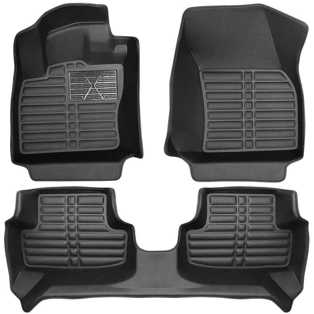 MDM Fußmatten Für Skoda Kamiq/Scala 2019 - Velours Schwarz 4-tlg.