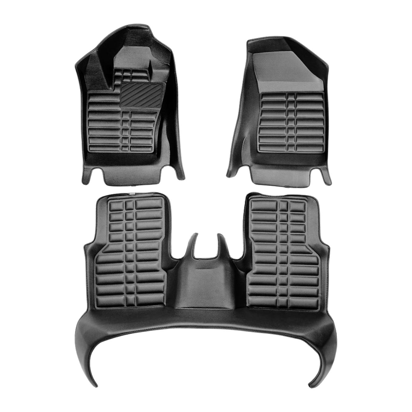 5D Premium Auto Fussmatten TPE Set passend für Jeep Compass (2.Gen) Baujahr ab 2016 2