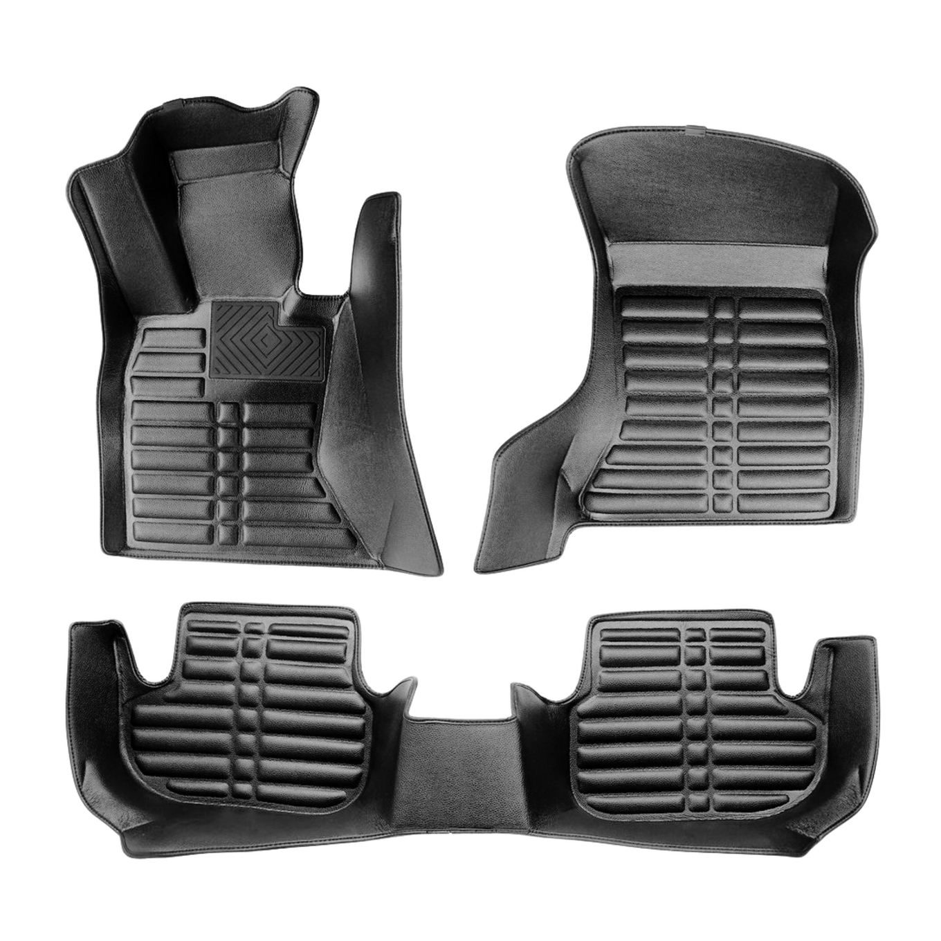 5D Premium Auto Fussmatten TPE Set passend für BMW 5 (F10) xDrive Baujahr 2010-2013 2