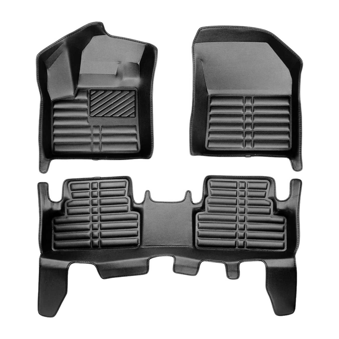 5D Premium Auto Fussmatten TPE Set passend für Opel Grandland X Baujahr ab 2017 2