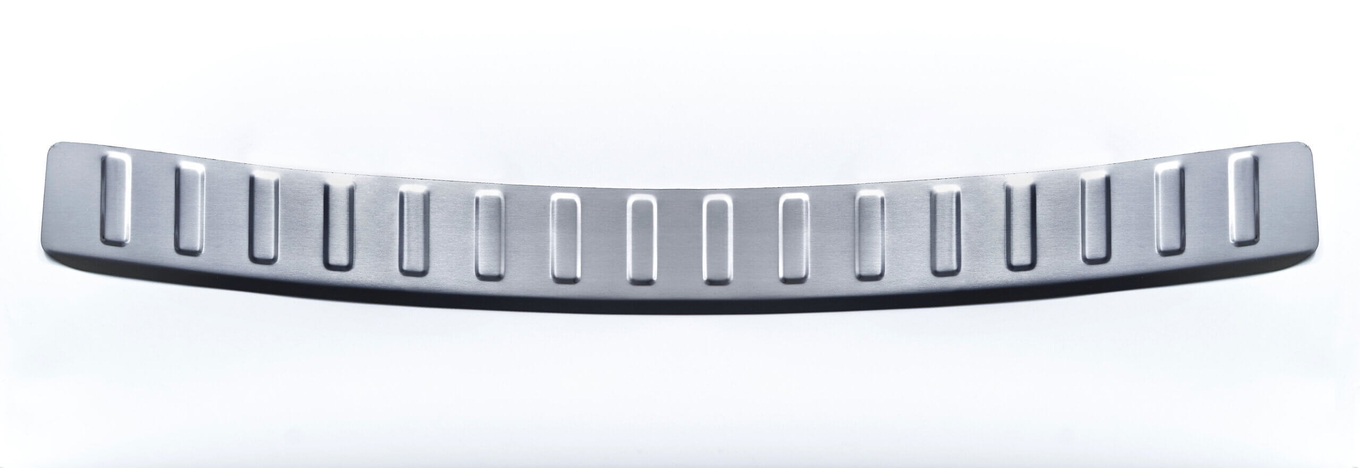 Chrom Ladekantenschutz Gebürstet aus Edelstahl mit Abkantung Kompatibel für Ford Focus (4.Gen) Baujahr 2018 8