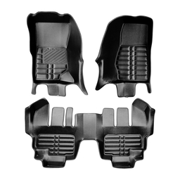 5D Premium Auto Fussmatten TPE Set passend für Jeep Wrangler (JK) 4 Türig Baujahr 2007-2018 thumbnail