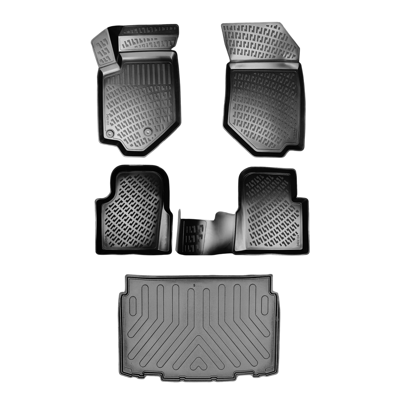 3D Auto Gummimatten & Kofferraumwanne Set für Opel Mokka B Baujahr ab 2021 #2