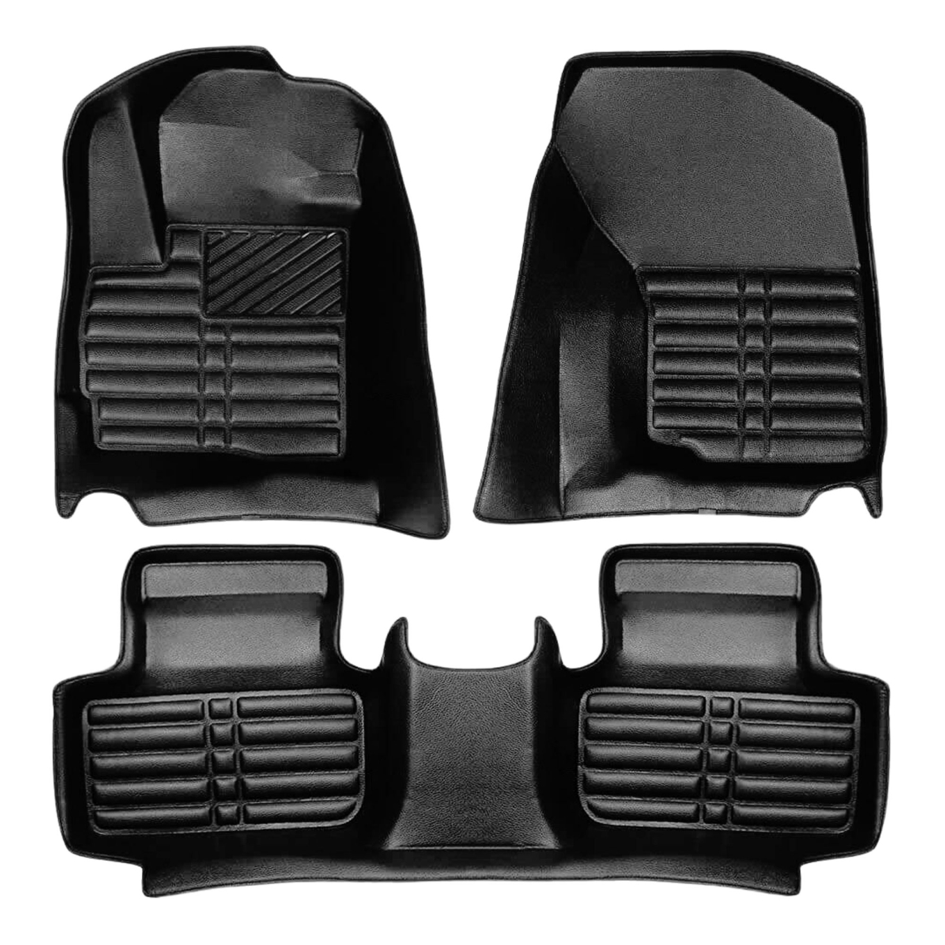 5D Premium Auto Fussmatten TPE Set passend für Mitsubishi Eclipse Cross Baujahr 2017-2021 2