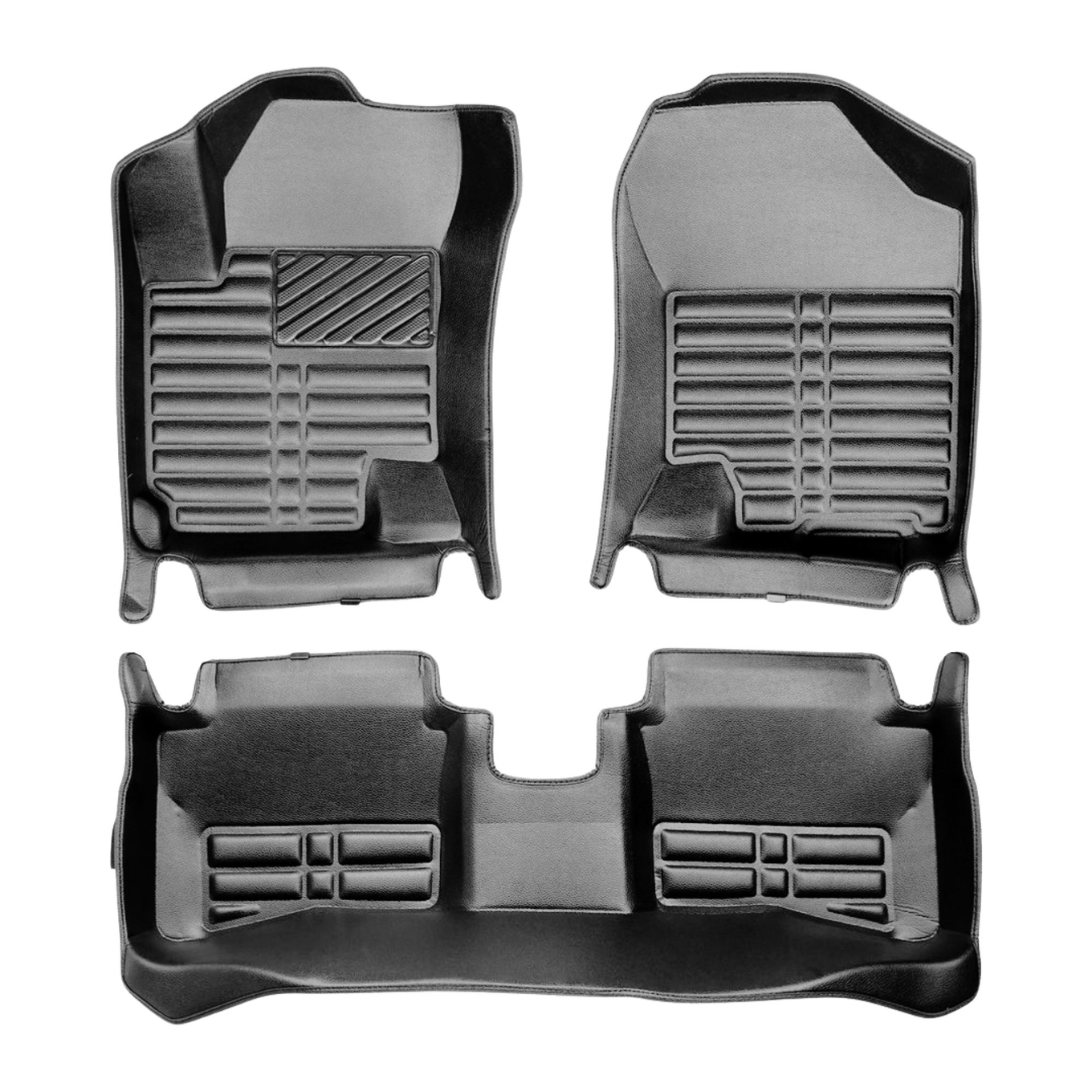 5D Premium Auto Fussmatten TPE Set passend für Hyundai i20 (2.Gen) Baujahr 2014-2019 2