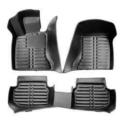 5D Premium Auto Fussmatten TPE Set passend für BMW 5 (F10/F11) Facelift Baujahr 2013-2017 thumbnail