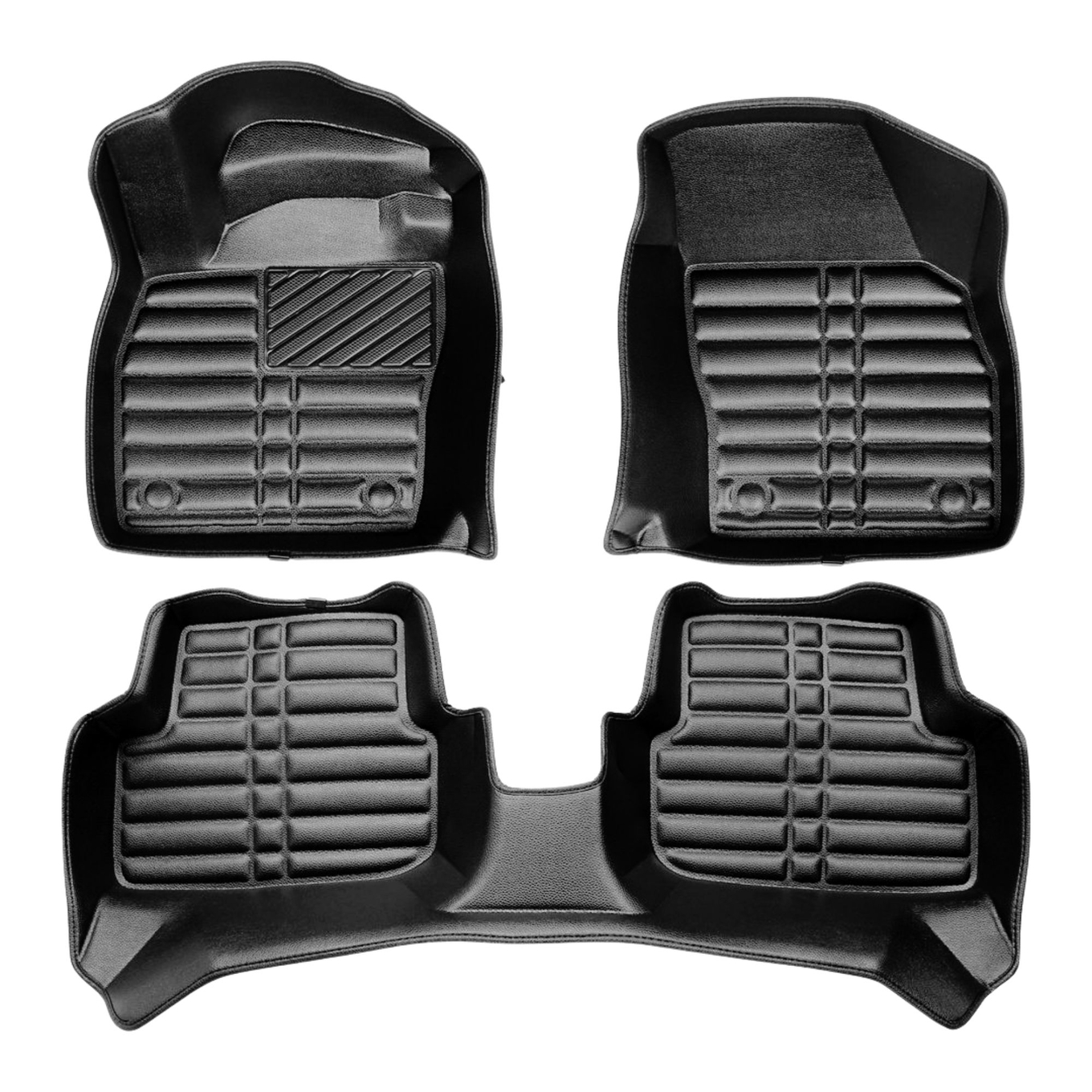 5D Premium Auto Fussmatten TPE Set passend für Seat Ibiza (5.Gen) Baujahr ab 2017 2