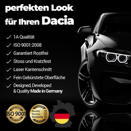 Ladekantenschutz aus Edelstahl Chrom mit Abkantung Kompatibel für Dacia Duster (2.Gen) Baujahr ab 2019 thumbnail