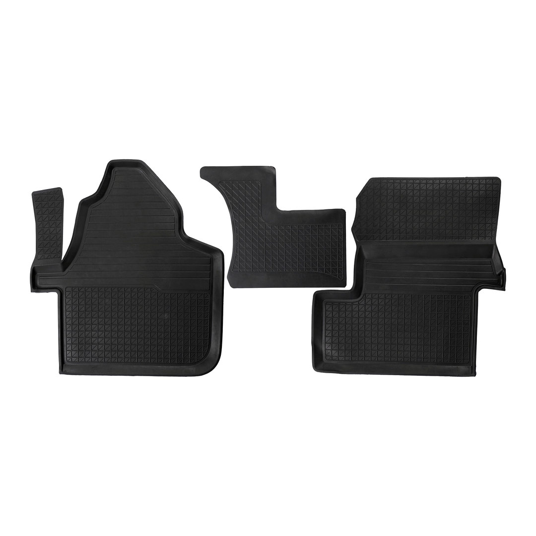 3D Premium Gummi Auto Fussmatten Set Passend für Volkswagen Crafter (1 Beifahrersitz) Baujahr ab 2006 2