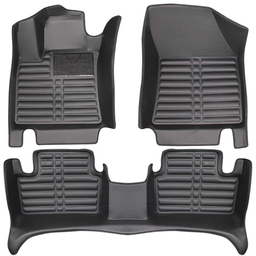 5D Premium Auto Fußmatten TPE Set Passend für Renault Megane Grandtour Baujahr ab 2016 thumbnail