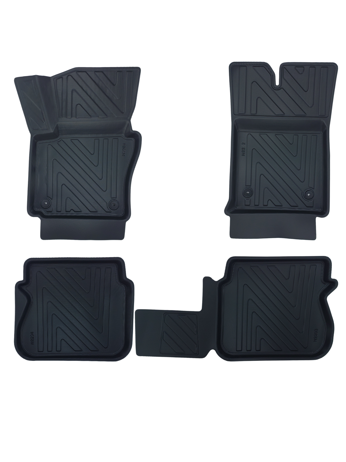 3D Fussmatten passend für Volkswagen Caddy 2016-2020