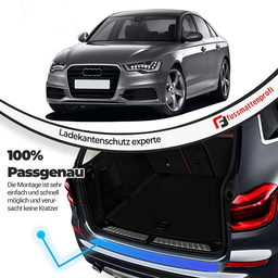 ABS Kunststoff Ladekantenschutz mit Abkantung Passend für Audi A3 Sportback Baujahr ab 2015 thumbnail