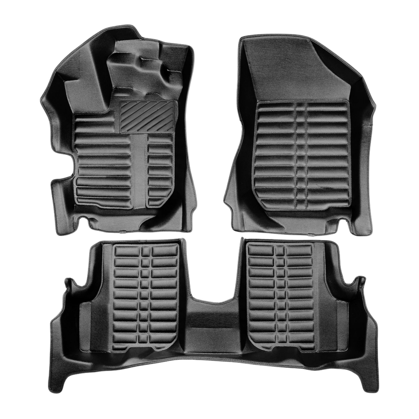 5D Premium Auto Fussmatten TPE Set passend für Dacia Logan (2.Gen) Baujahr 2012-2020 #2