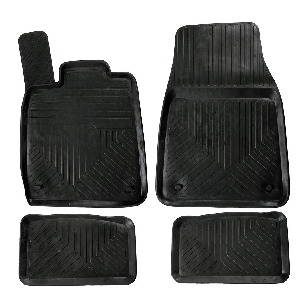 3D Premium Gummi Auto Fußmatten Set Passend für Porsche Taycan Baujahr ab 2020 2