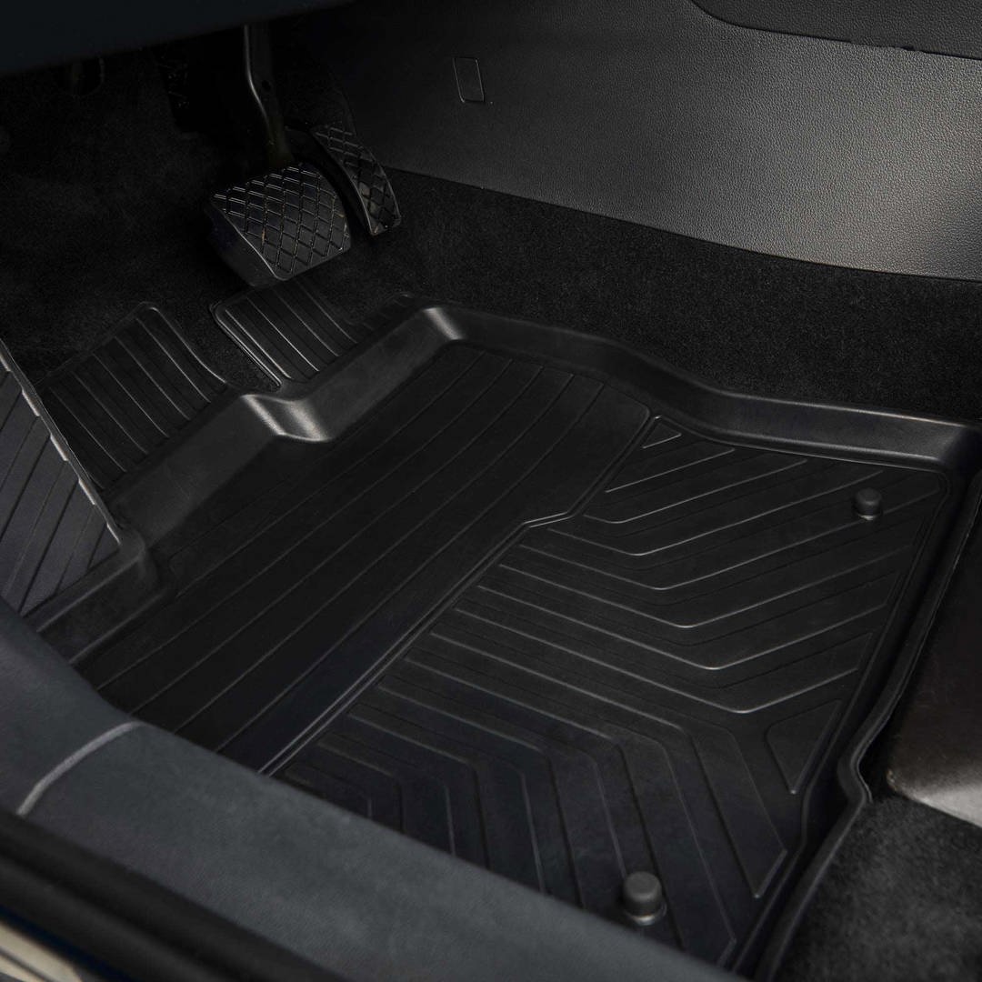 3D Premium Gummi Auto Fussmatten Set Passend für Nissan Navara Baujahr ab 2020 8