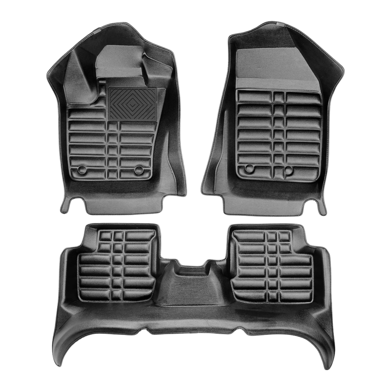 5D Premium Auto Fussmatten TPE Set passend für Fiat 500 X Baujahr 2014-2023 2