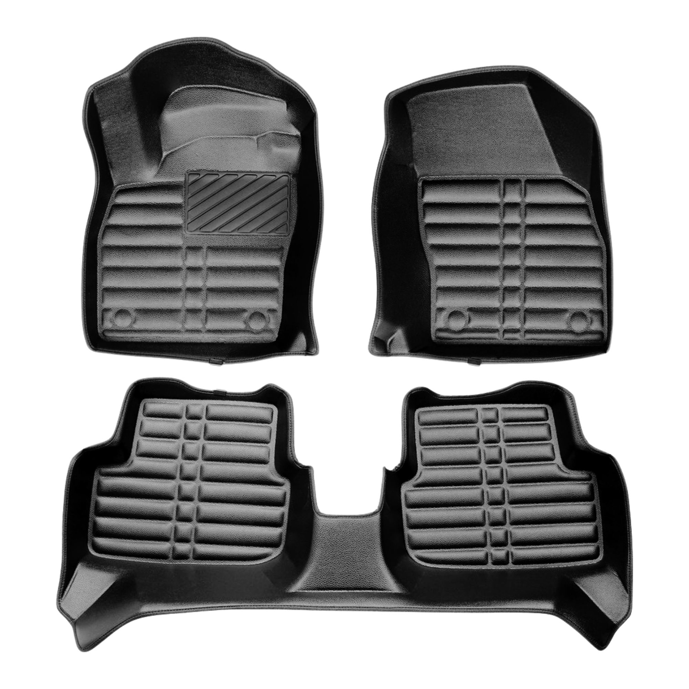 5D Premium Auto Fussmatten TPE Set passend für VW Polo (6.Gen) Baujahr ab 2017 2