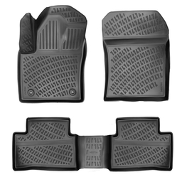 3D Auto Fussmatten Set passend für Toyota C-HR Baujahr ab 2023 thumbnail