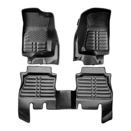 5D Premium Auto Fussmatten TPE Set passend für Jeep Wrangler JL (4.Gen) Baujahr ab 2018 thumbnail