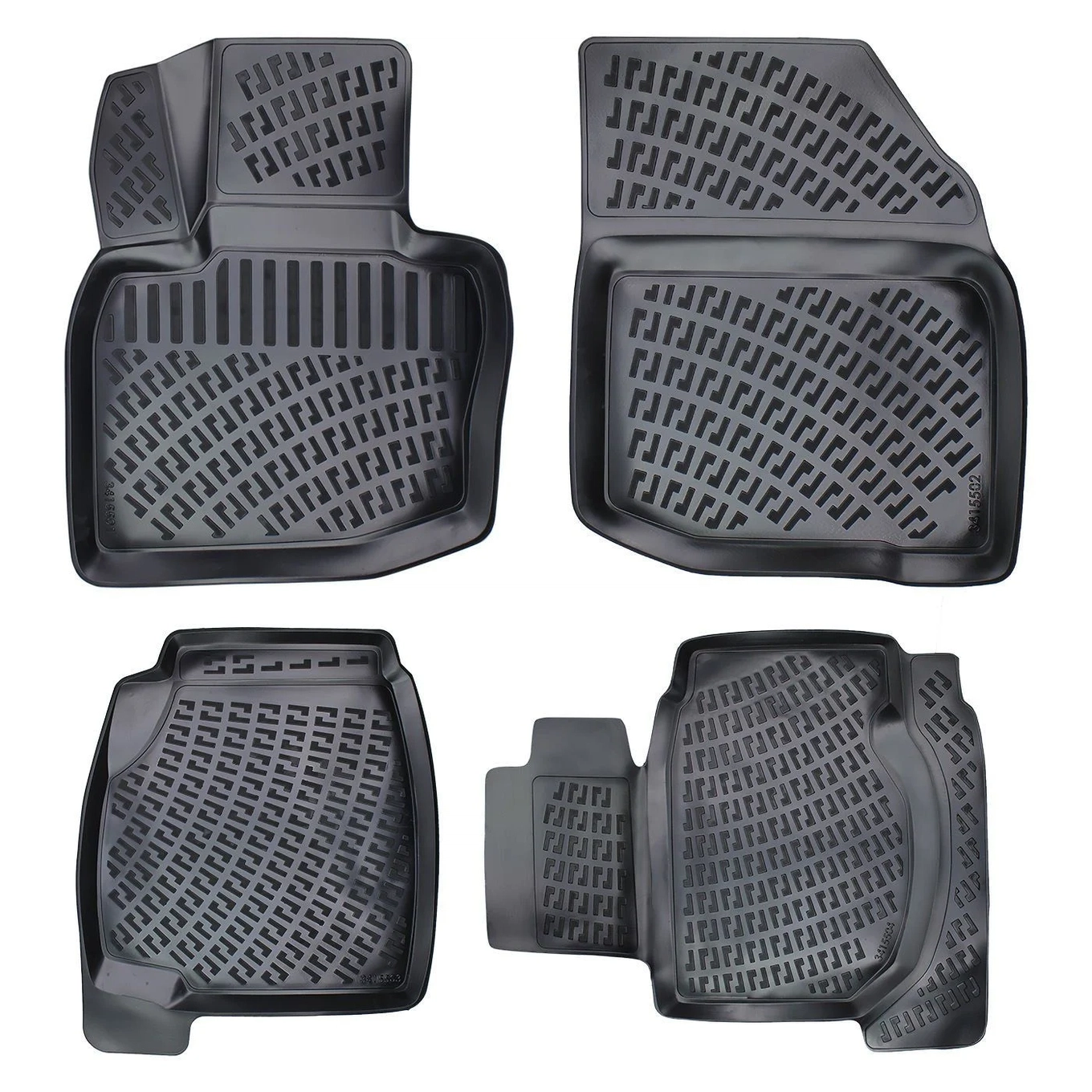 3D Fußmatten passend für Honda Civic HB (Fd6) 2006-2012